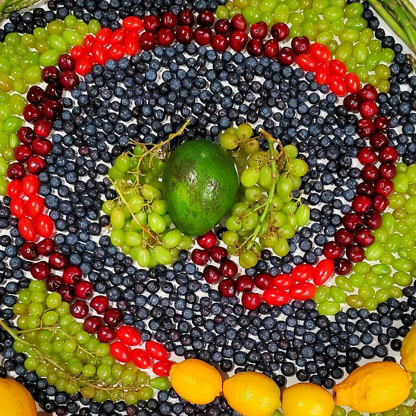 Dumpster dived fresh fruits and vegetables