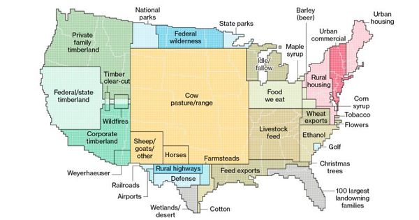 Witness the INSANE land use of US meat/dairy